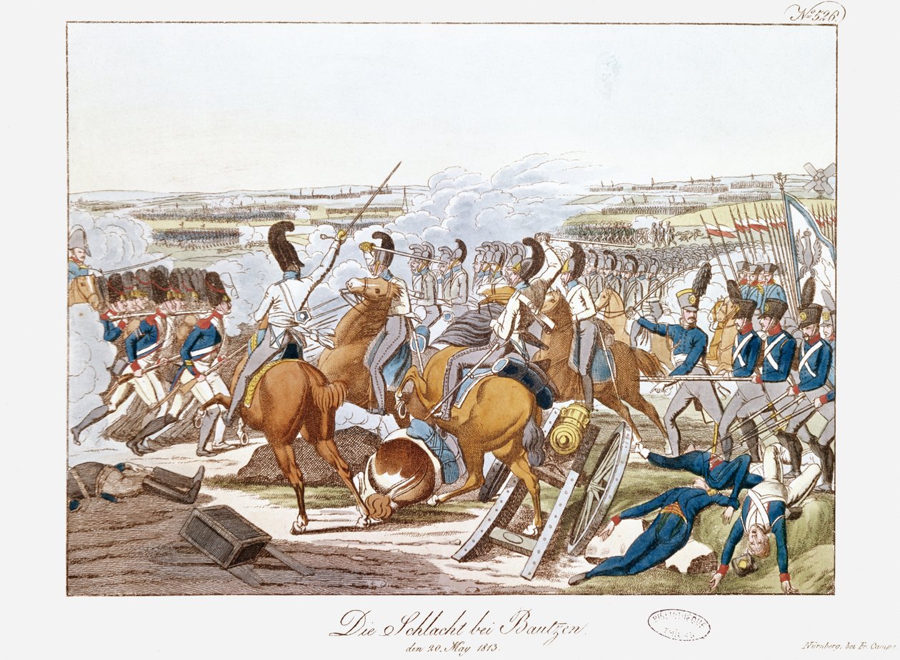A Batalha de Bautzen, 20 de maio de 1813 de Friedrich Campe