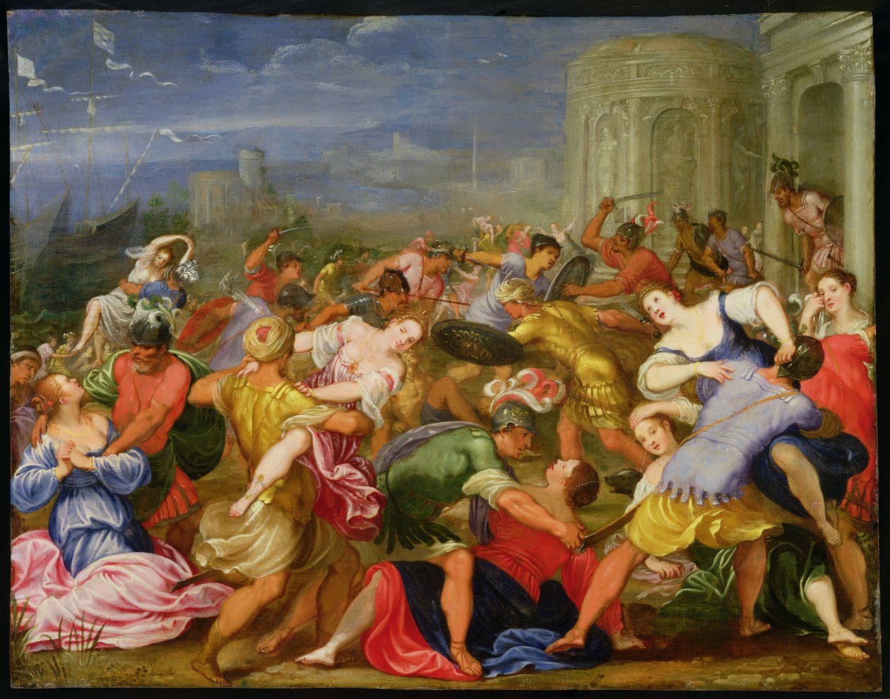 A violação das Mulheres Sabine de Friedrich Christoph Steinhammer