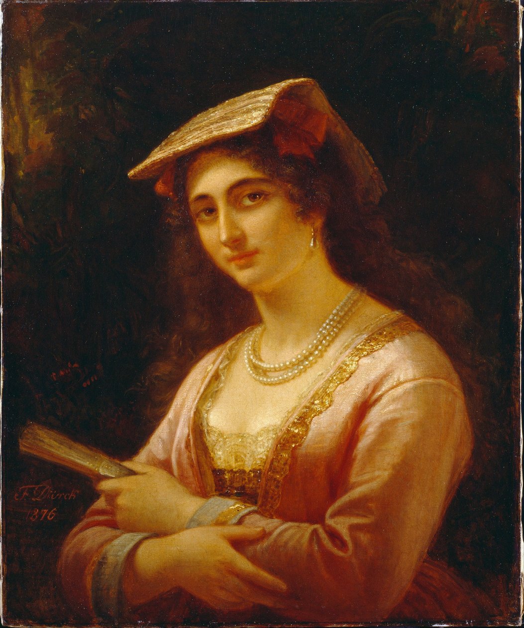 Uma mulher napolitana de Friedrich Dürck