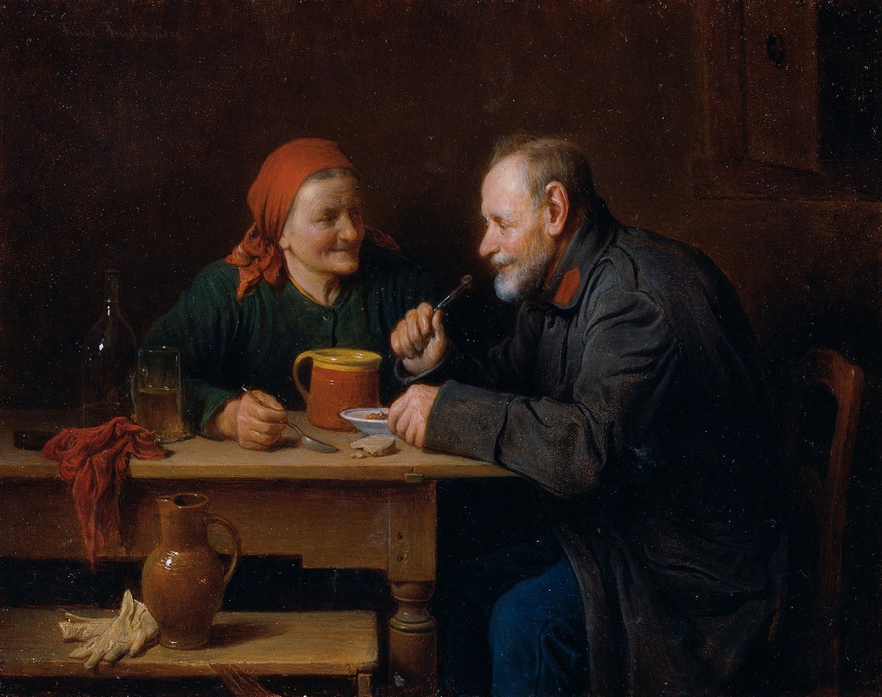 A refeição do meio-dia de Friedrich Friedländer Ritter von Malheim