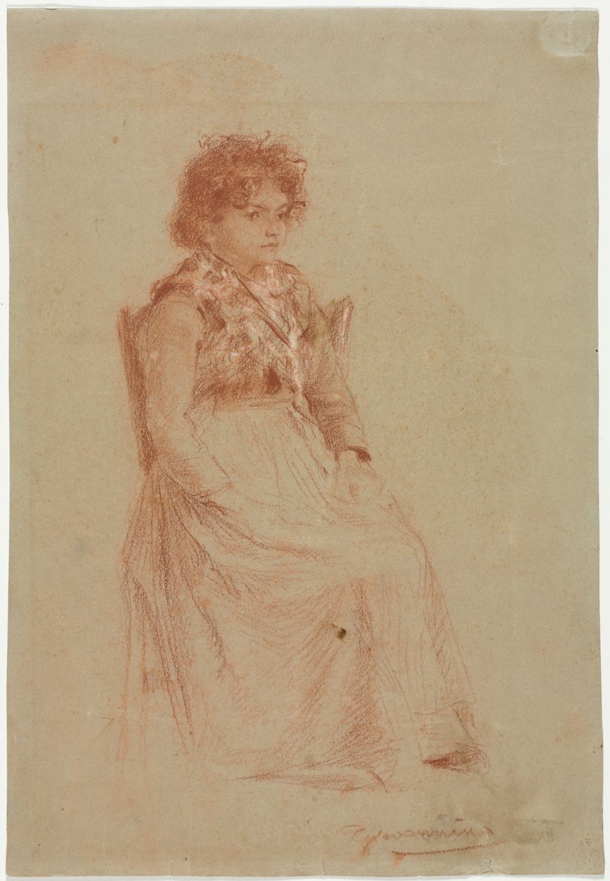 Camponesa. de Friedrich Gauermann