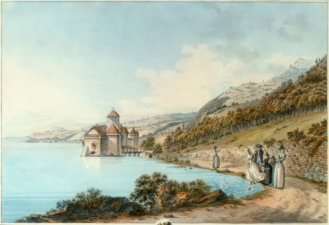 Castelo de Chillon de Friedrich Georg Wexelberg