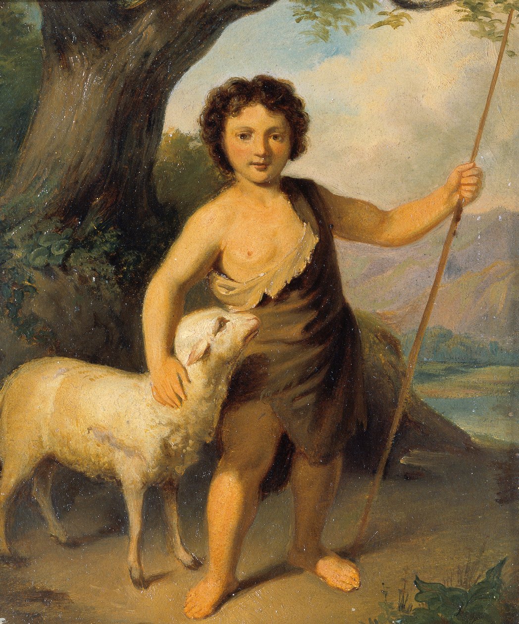 João Baptista em criança de Friedrich Hasslwander
