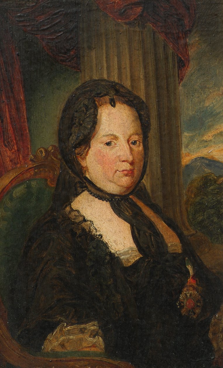 Imperatriz Maria Teresa de luto de Friedrich Hasslwander