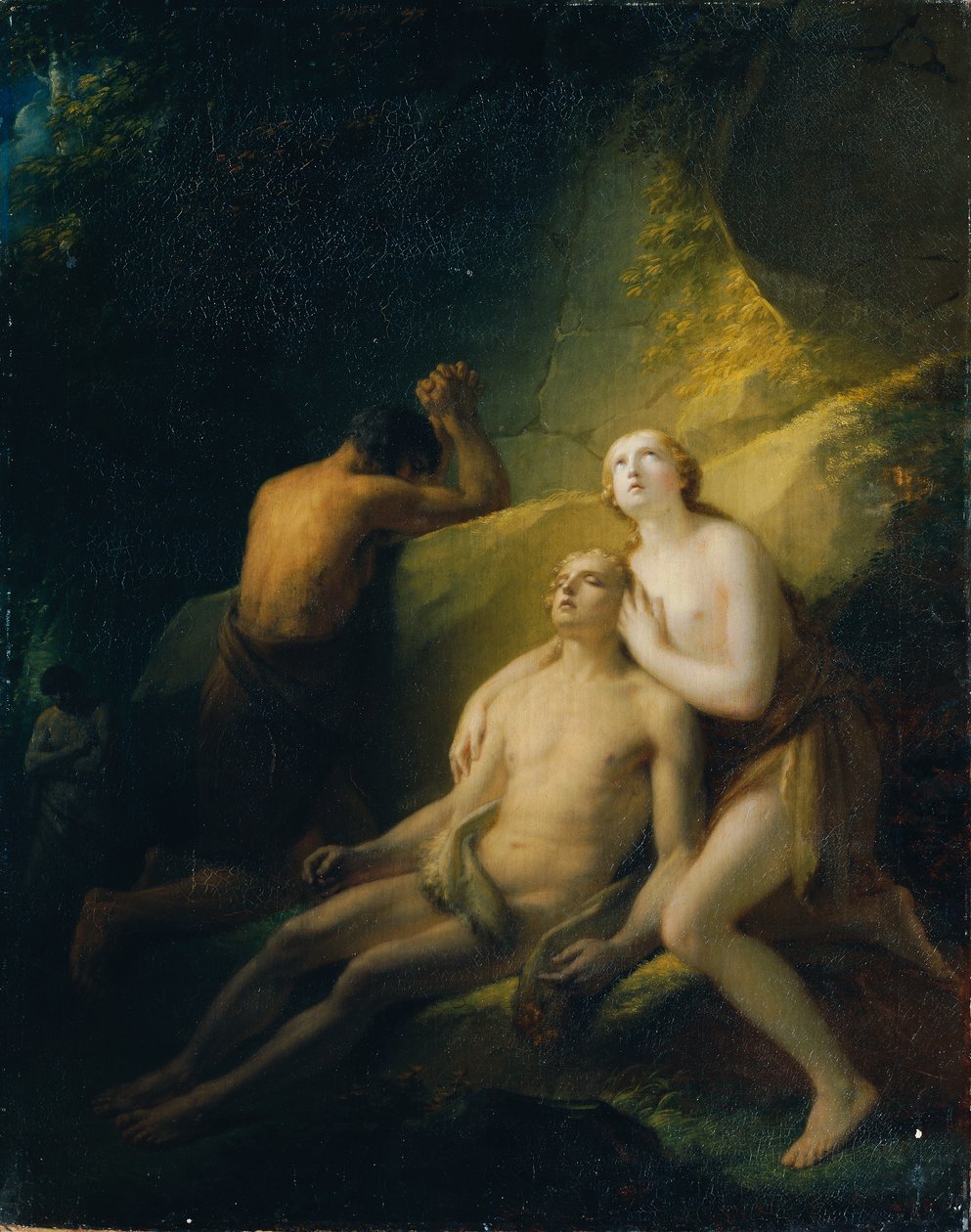 Adão e Eva choram o morto Abel de Friedrich Heinrich Fuger