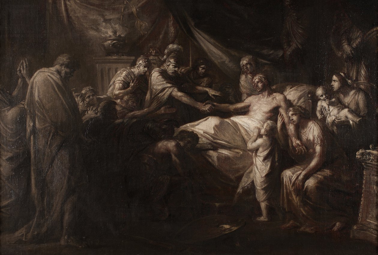 A Morte de Germanicus de Friedrich Heinrich Fuger