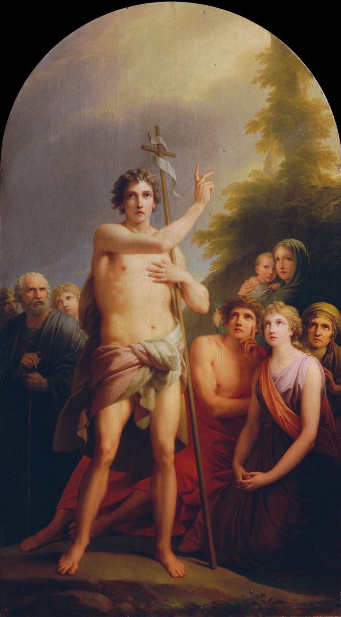 São João pregando de Friedrich Heinrich Fuger