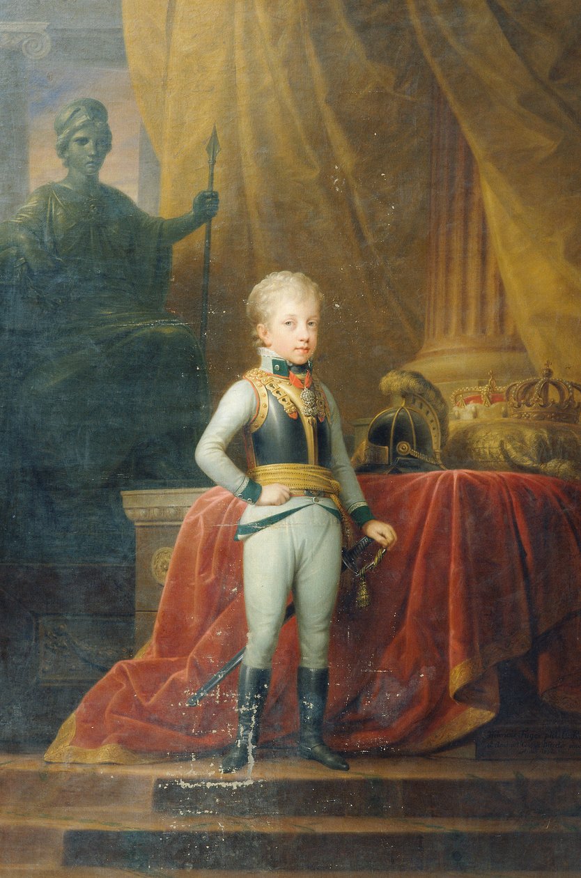 Arquiduque Fernando como uma criança de Friedrich Heinrich Fuger