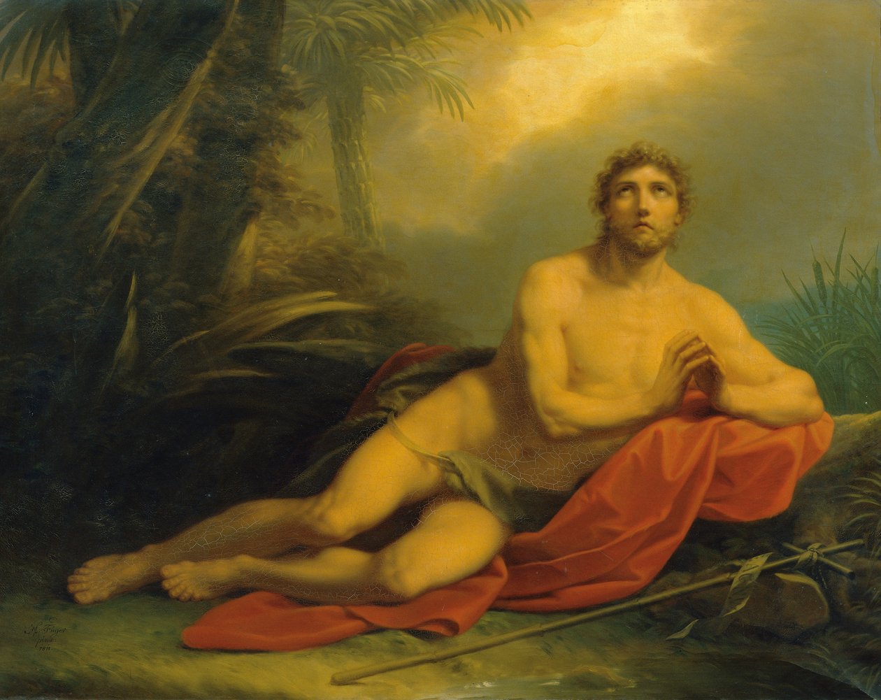 João no deserto de Friedrich Heinrich Fuger