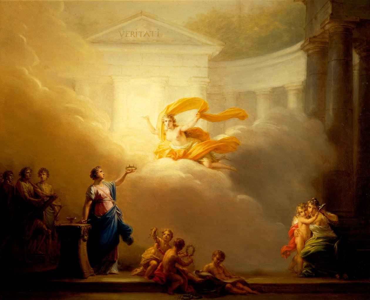 Musas de Tragédia e Comédia, de Friedrich Heinrich Fuger (1751-1818) de Friedrich Heinrich Fuger