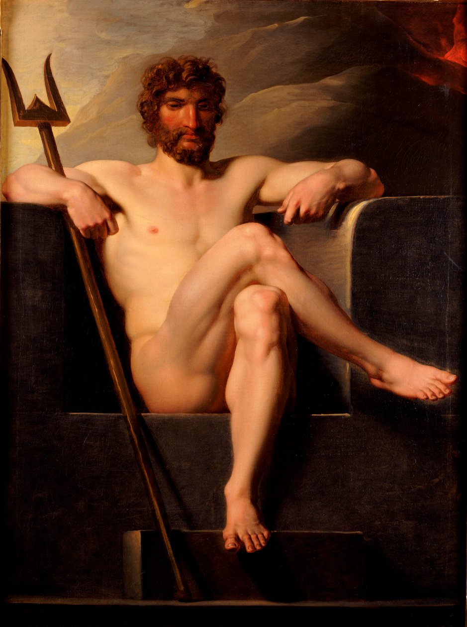 Poseidon Entronizado de Friedrich Heinrich Fuger