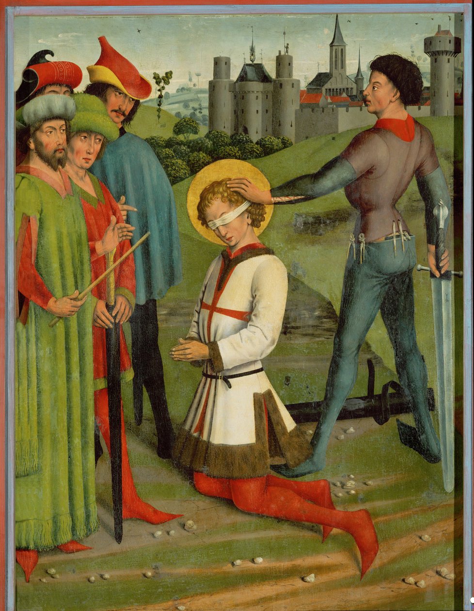 Decapitação de São Jorge (óleo sobre madeira) de Friedrich Herlin