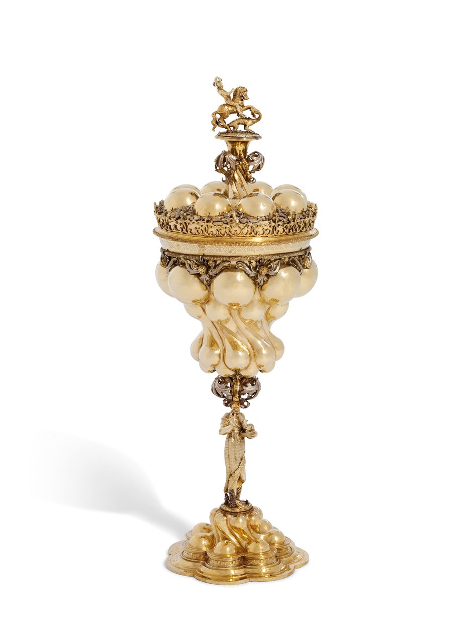 Copa e capa, Nuremberg, final do século XVI de Friedrich Hillebrandt