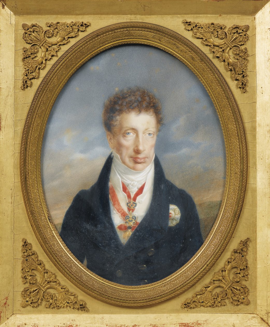 Arquiduque Carlos da Áustria 1771-1847, Duque de Teschen, c. 1823 de Friedrich Johan Gottlieb Lieder