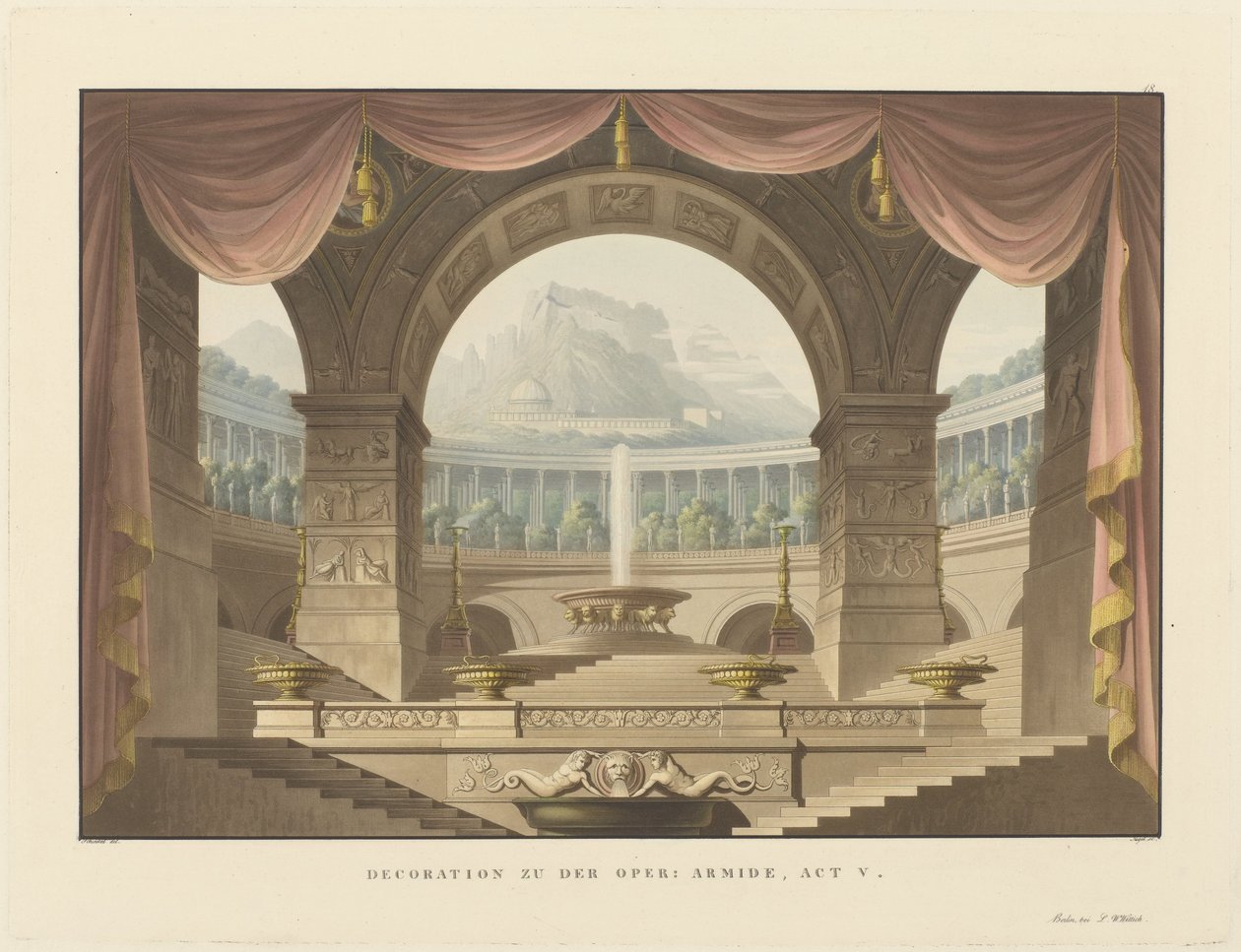 Decor voor opera 