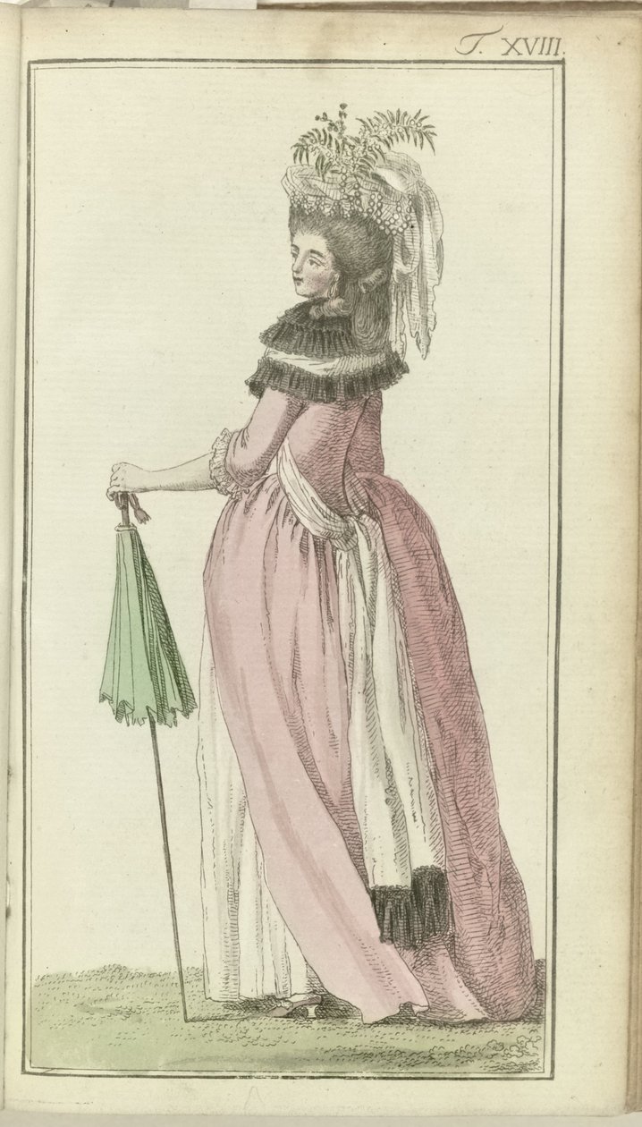 Journal of Luxury and Fashions 1786, Vol. I, T. 18 de Friedrich Justin Bertuch