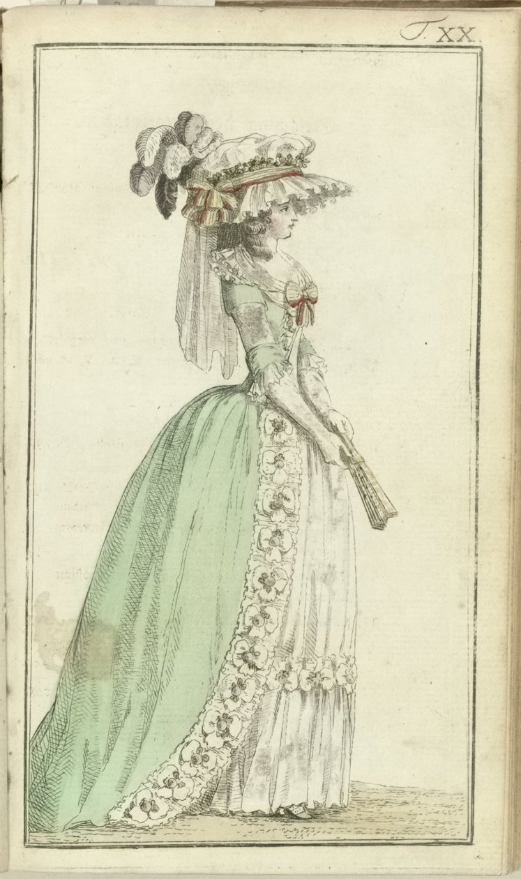 Journal of Luxury and Fashions 1786, Vol. I, T. 20 de Friedrich Justin Bertuch