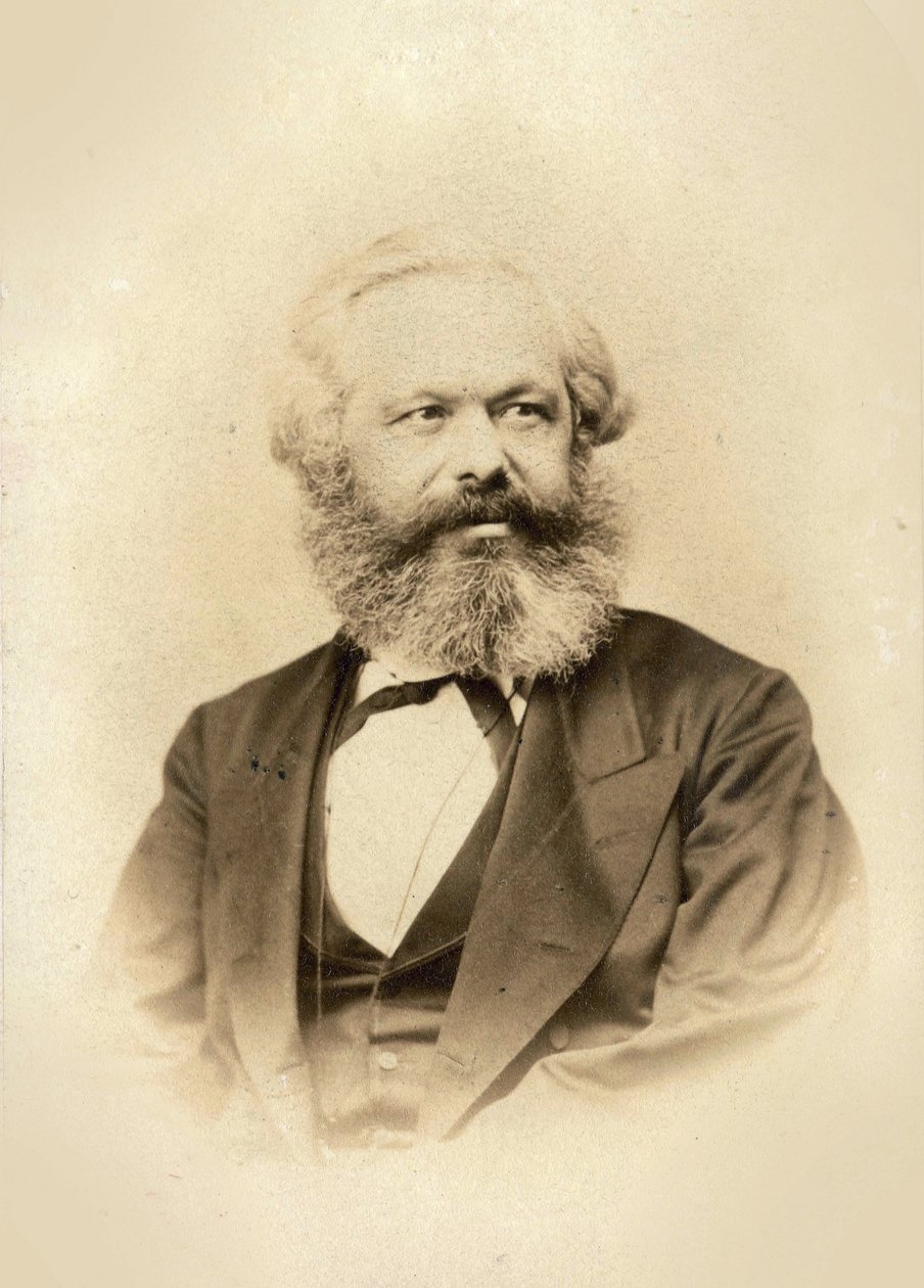 Retrato de Karl Marx (1818-1883), de Wunder, Friedrich Karl (1815-1893). Foto de albumina de Friedrich Karl Wunder