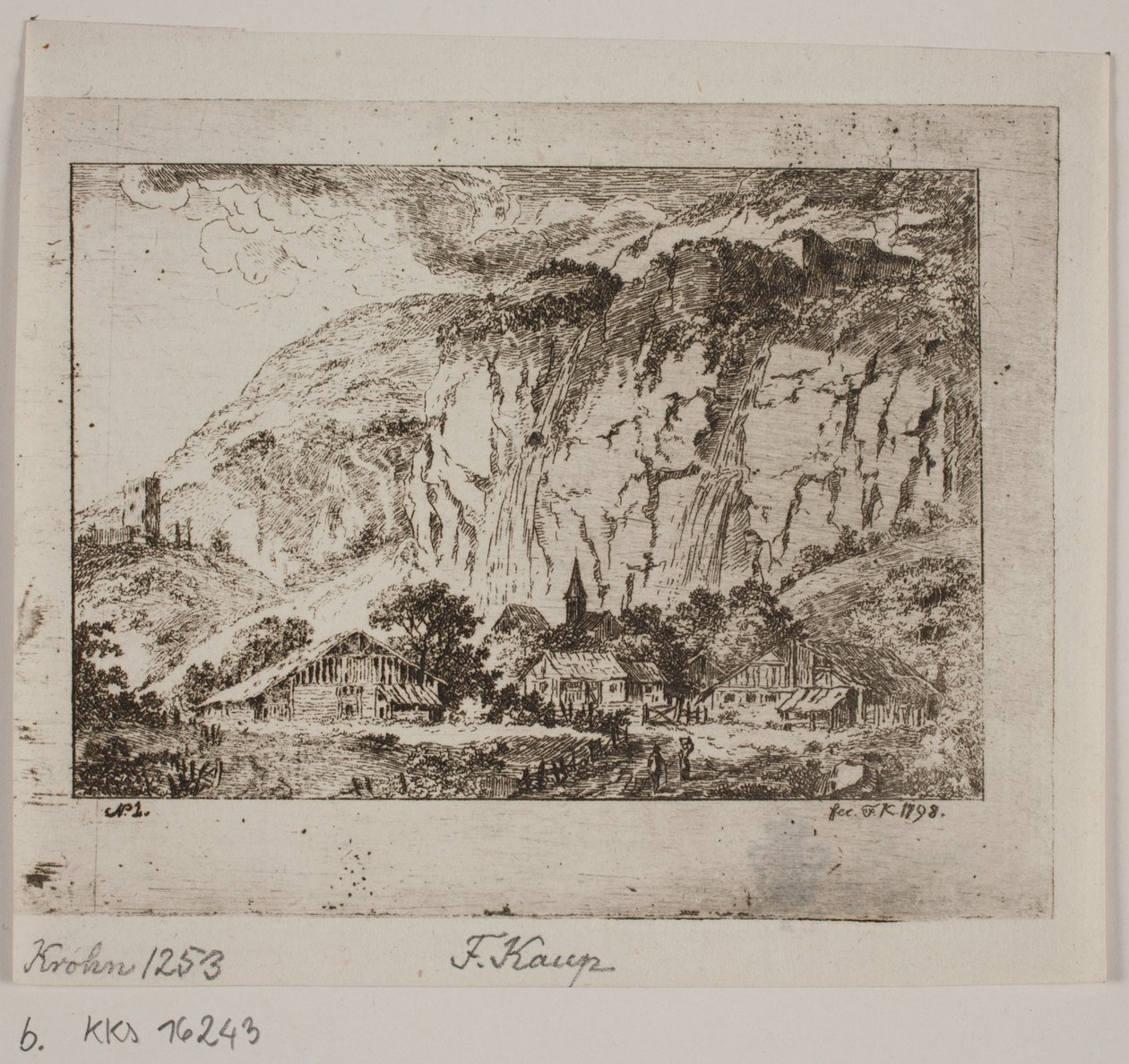 Paisagem de Friedrich Kaup
