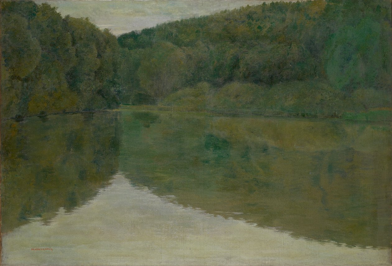 A lagoa parada de Friedrich König