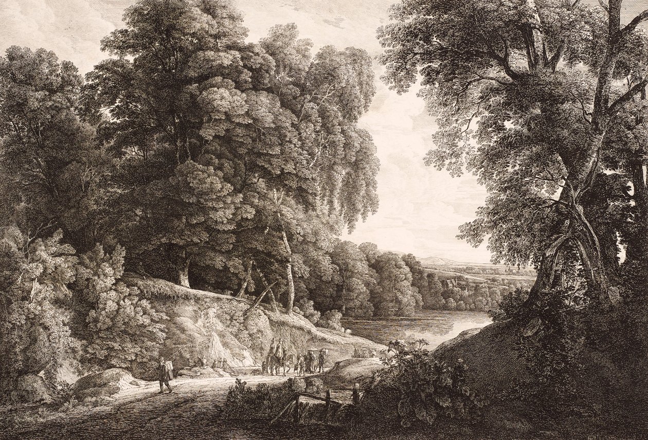 paisagem da floresta de Friedrich Loos
