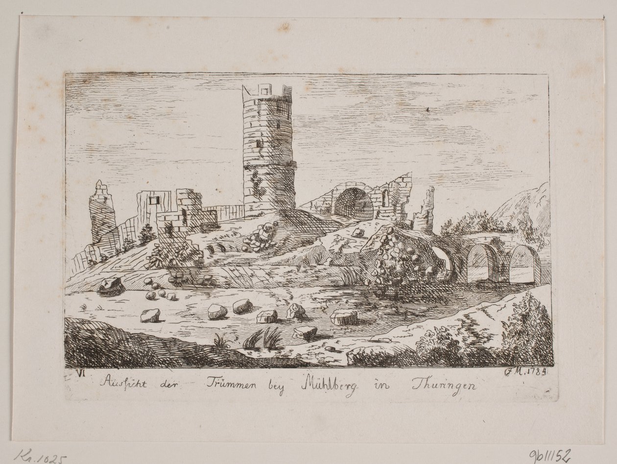 Ruiner ved Mühlberg de Friedrich Münter