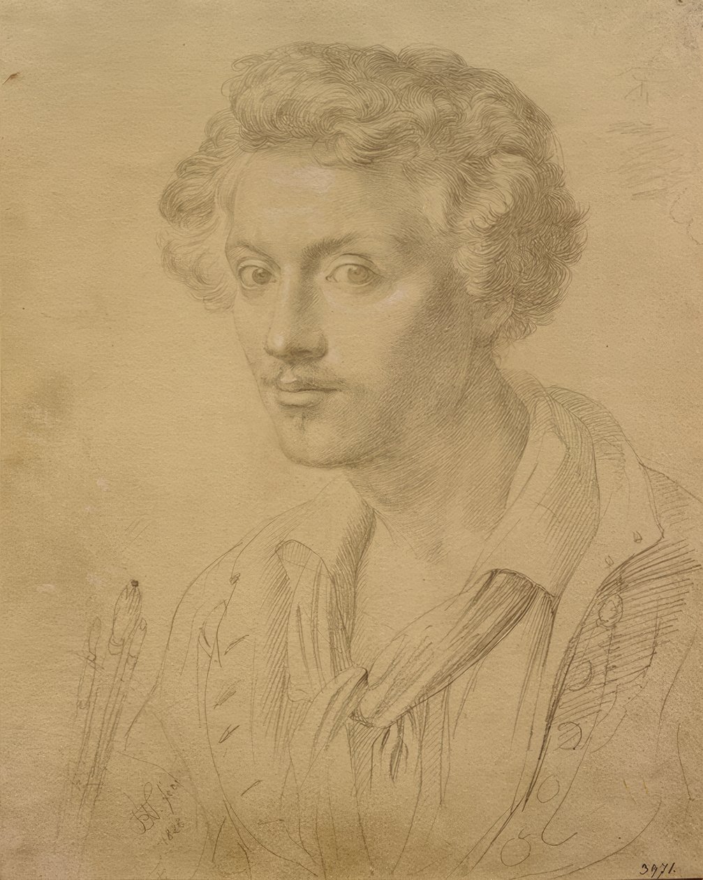 Friedrich Nerly (auto-retrato) de Friedrich Nerly