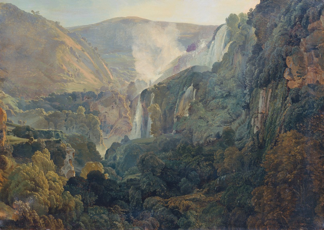 As Quedas de Água de Terni de Friedrich Nerly d. Ä.
