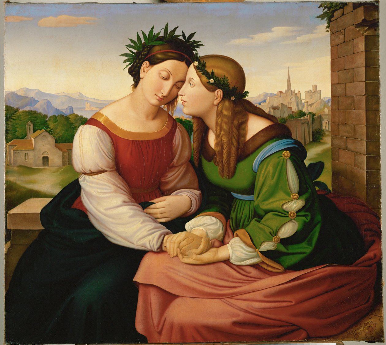 Alemanha e Itália, depois de 1828 (óleo sobre tela) de Friedrich Overbeck