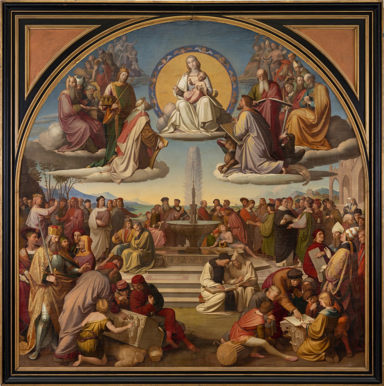 O triunfo da religião nas artes de Friedrich Overbeck