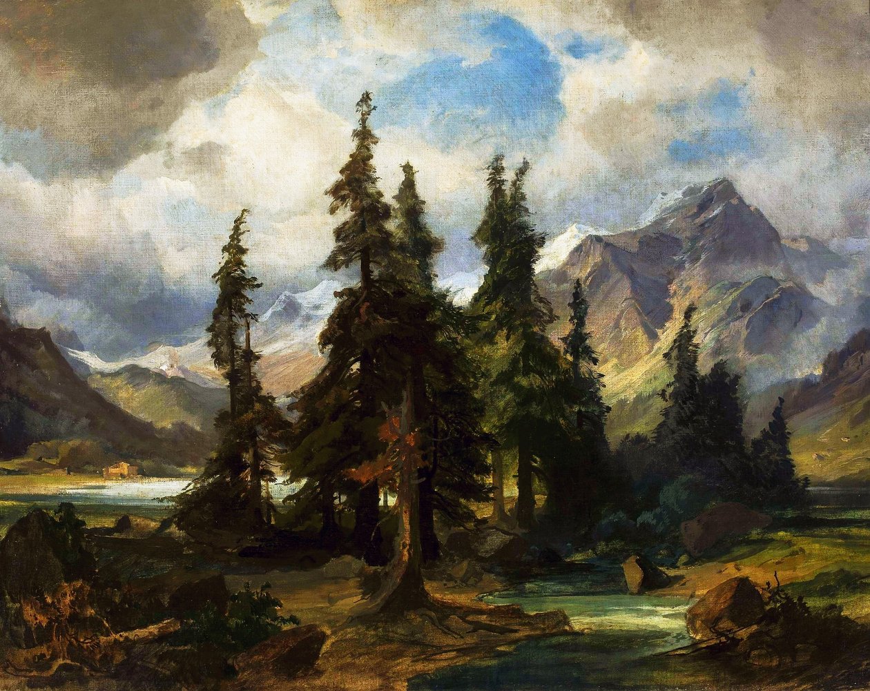 Paisagem norueguesa. de Friedrich Preller the Elder
