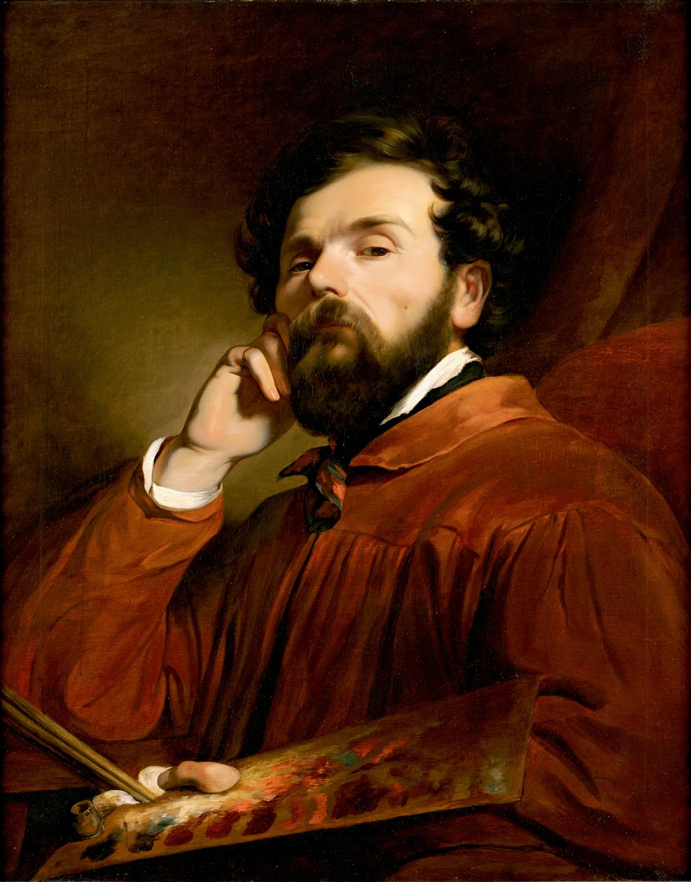 Auto-retrato, depois de 1846. de Friedrich Ritter von Amerling