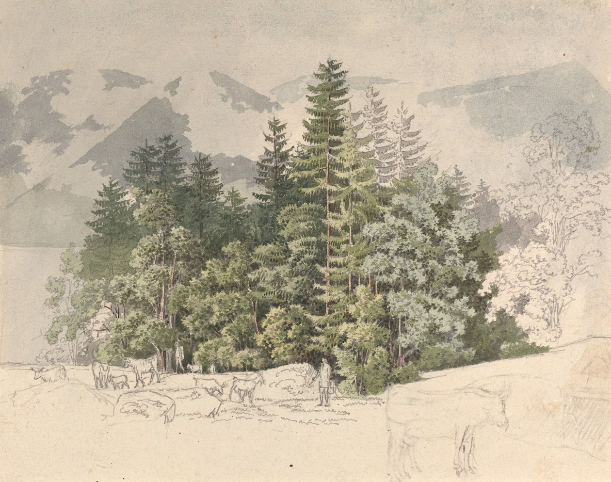 Paisagem Alpina de Friedrich Salathé