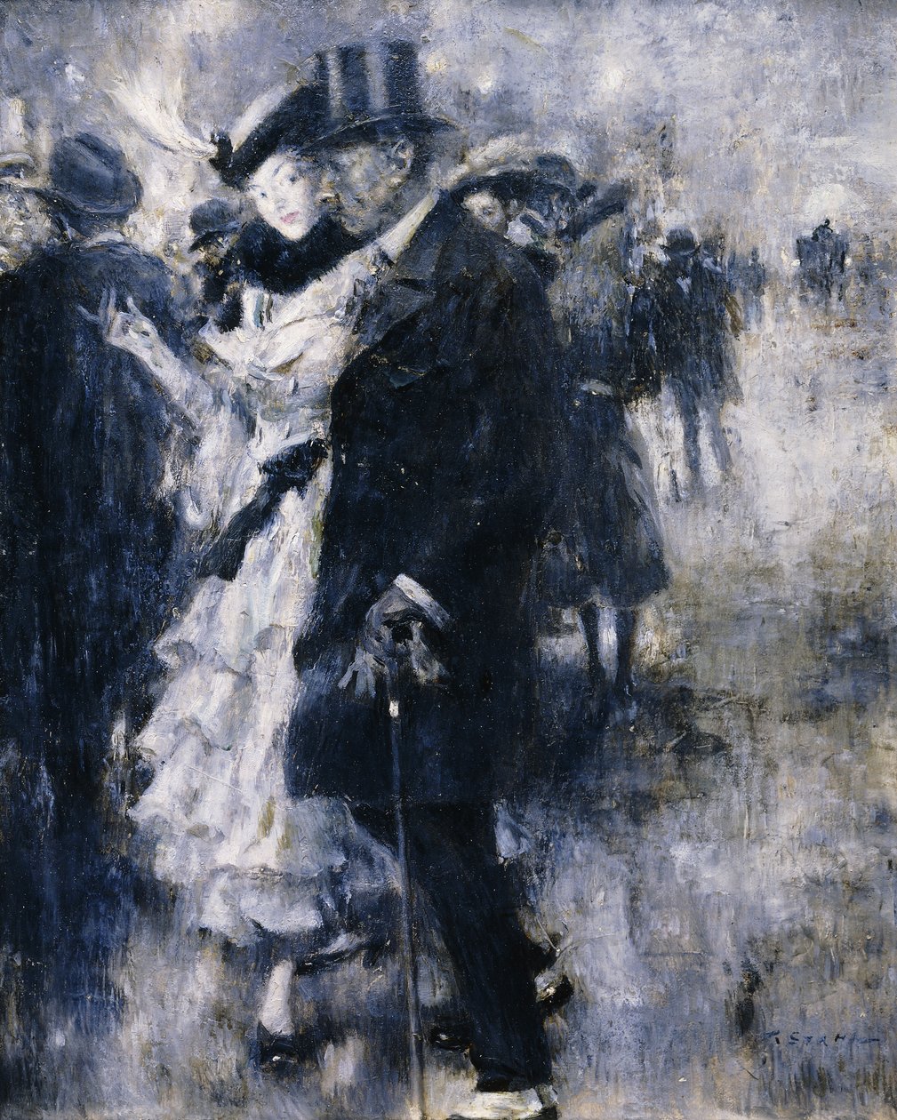 Um casal elegante de Friedrich Stahl