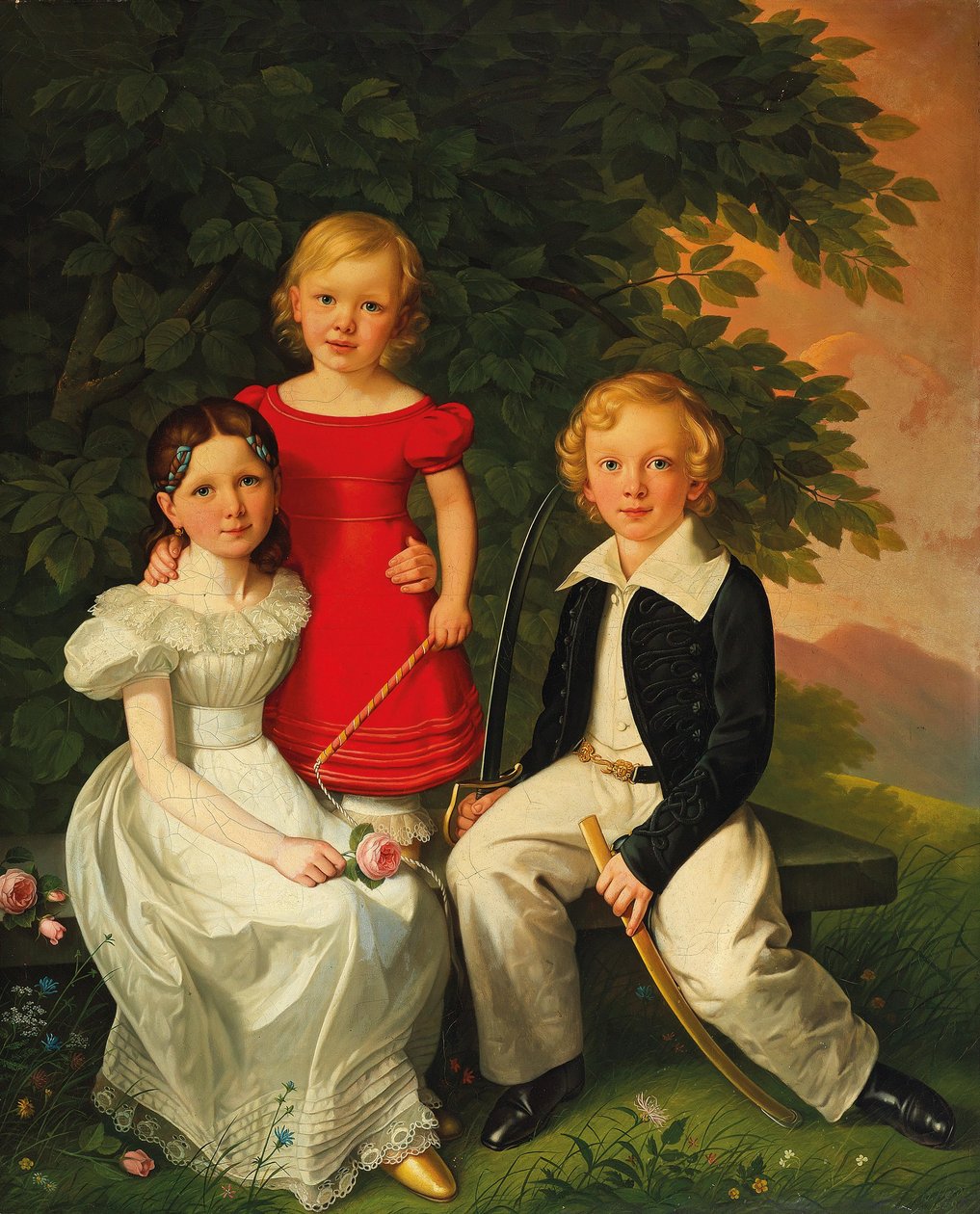 Irmãos da família Rohde, comerciante berlinense de Friedrich Wilhelm Herdt