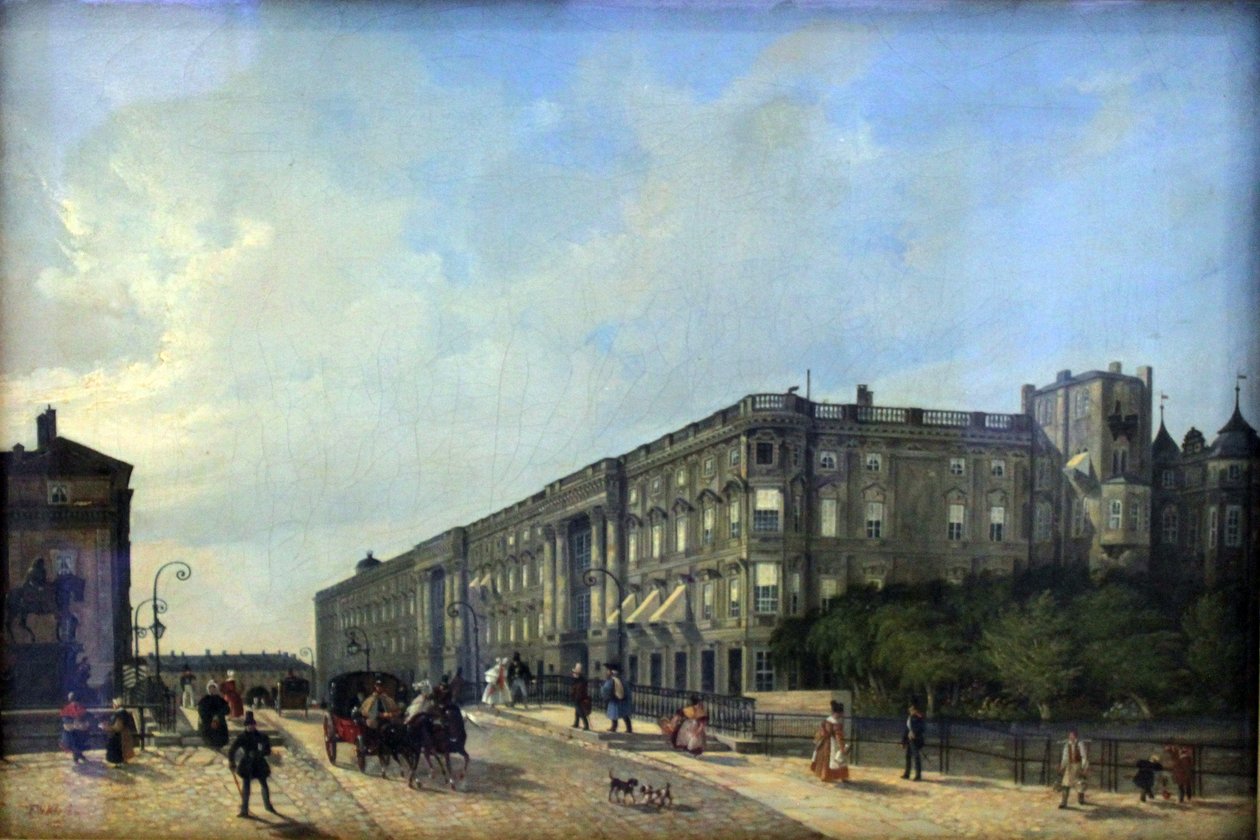 Castelo de Berlim e Ponte Longa de Friedrich Wilhelm Klose