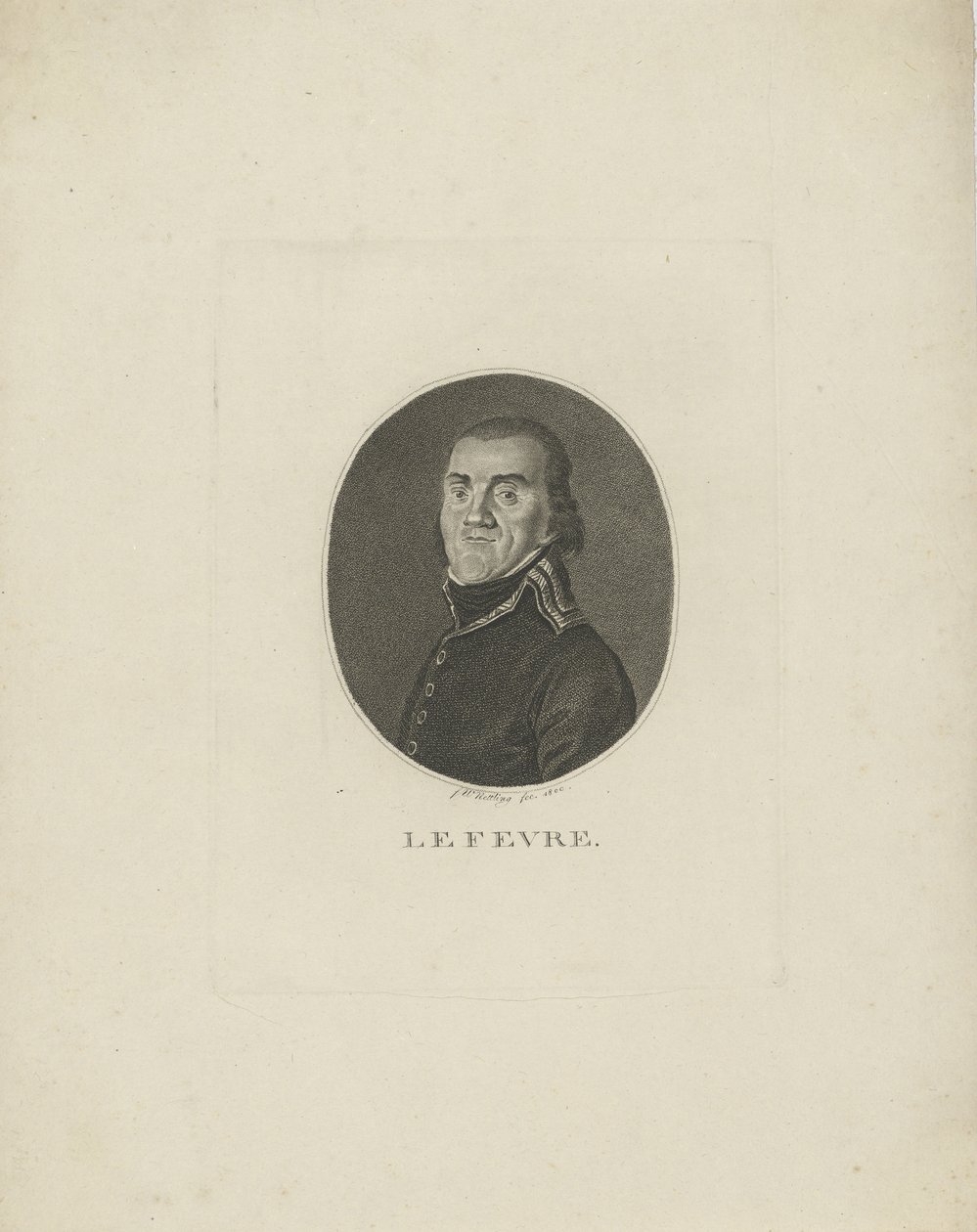 General François-Joseph Lefebvre 1755-1820, 1800. de Friedrich Wilhelm Nettling