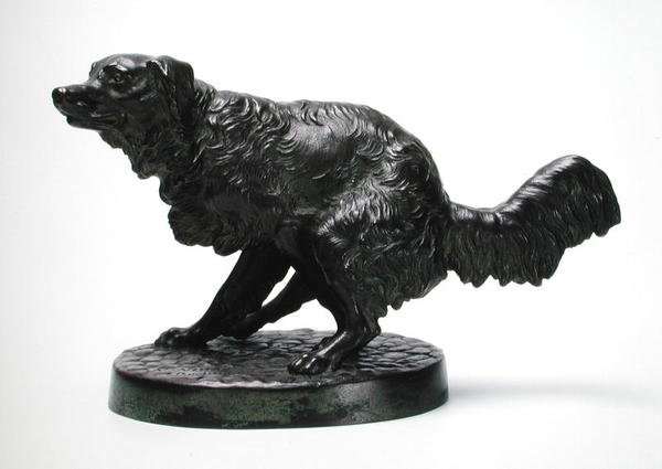 Cão de caça de pêlo comprido de Friedrich Wilhelm Wolff