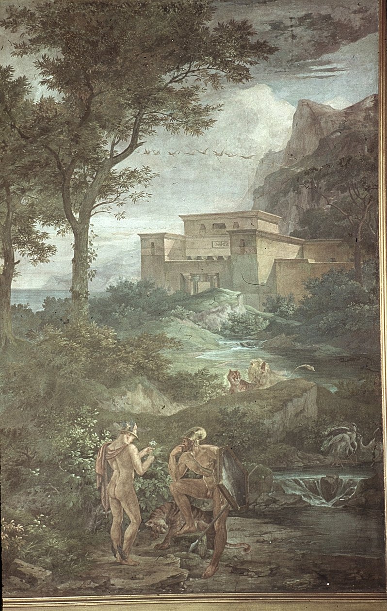 Ulisses na ilha de Circe, Cenas da Odisseia de Friedrich the Elder Preller