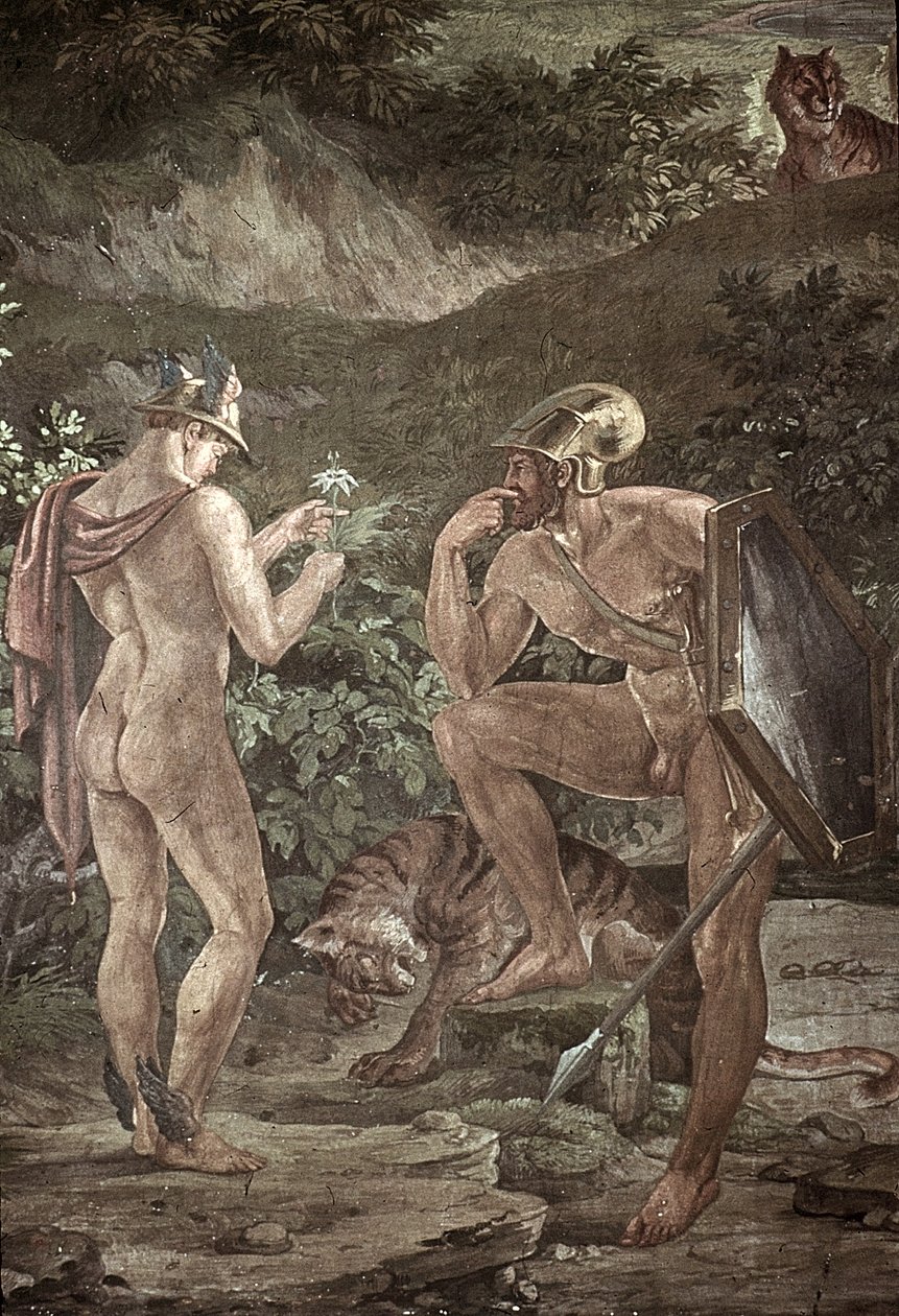 Ulisses na ilha de Circe, Cenas da Odisseia de Friedrich the Elder Preller