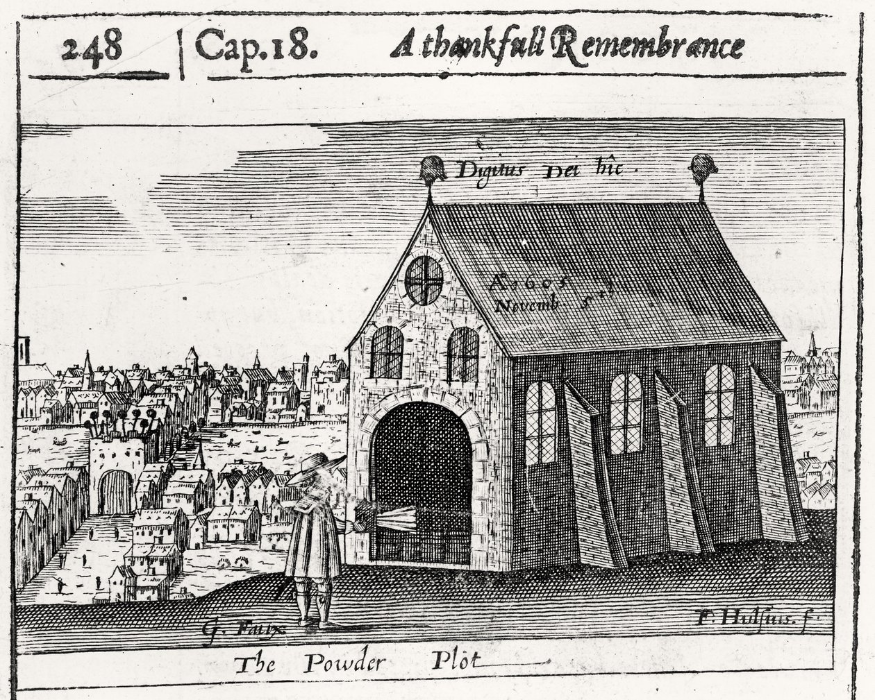 Uma recordação grata do lote de pó, 5 de novembro de 1605 de Friedrich van Hulsen