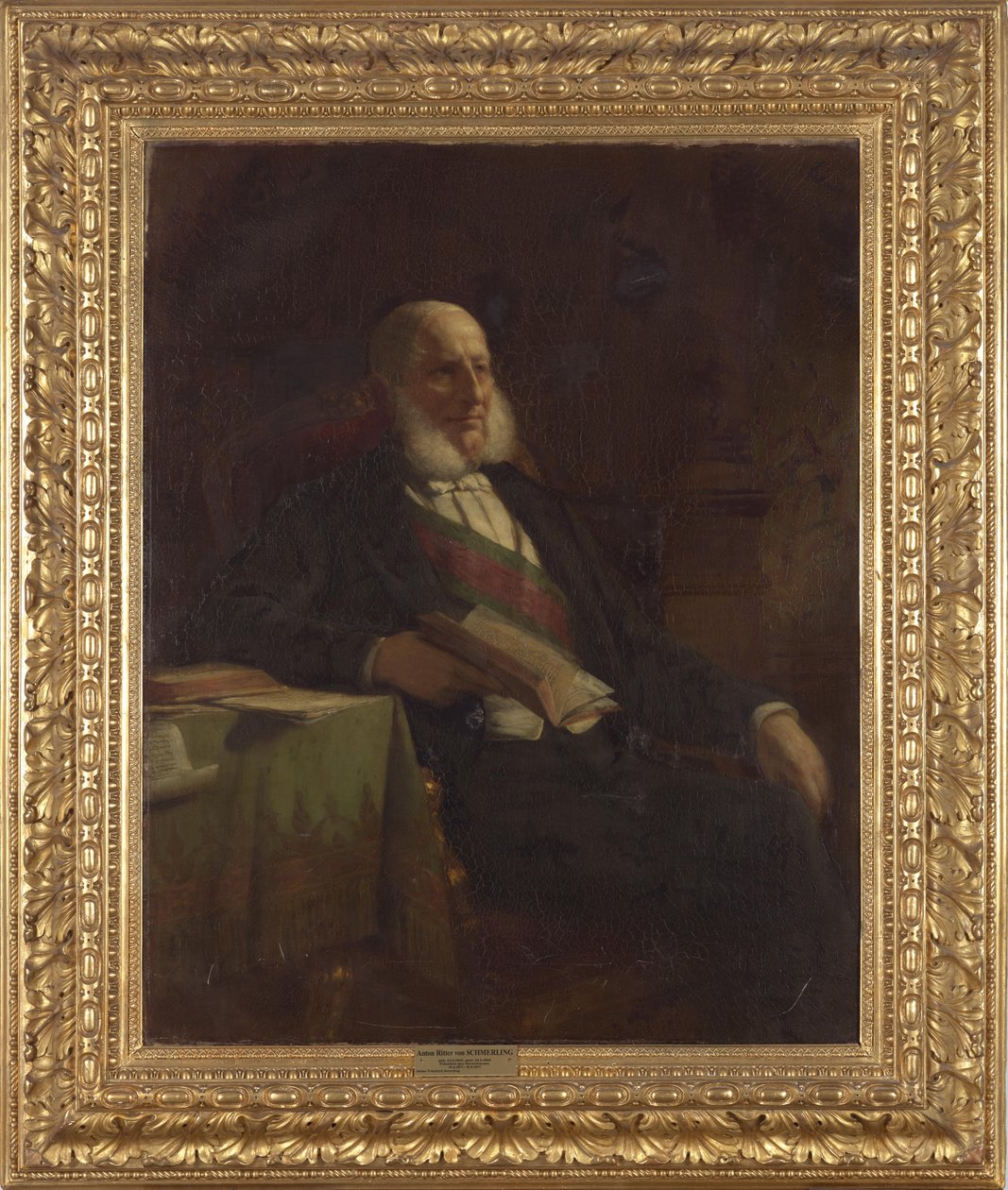 Anton Ritter von Schmerling (1805-1893), Presidente do Conselho Imperial Austríaco de Friedrich von Amerling