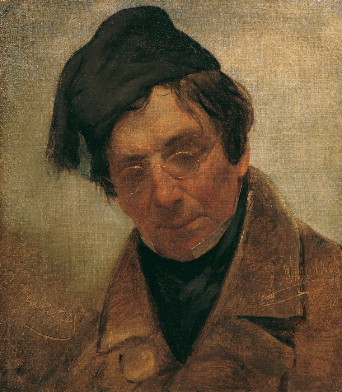 O escultor Pompeo Marchesi de Friedrich von Amerling