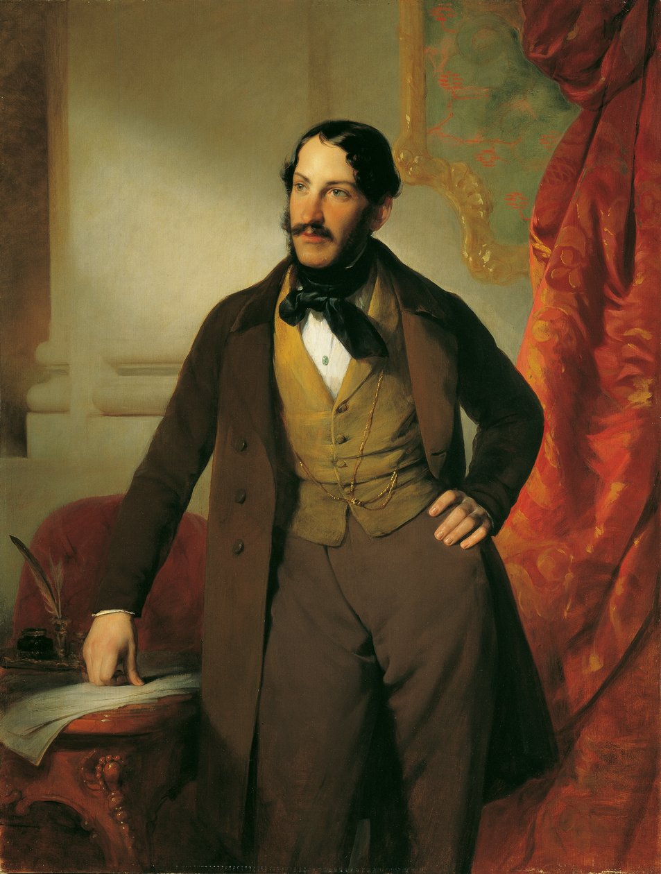 O industrialista Maximilian Todesco de Friedrich von Amerling