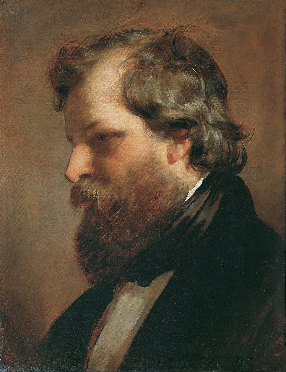 O pintor Carl Rahl de Friedrich von Amerling