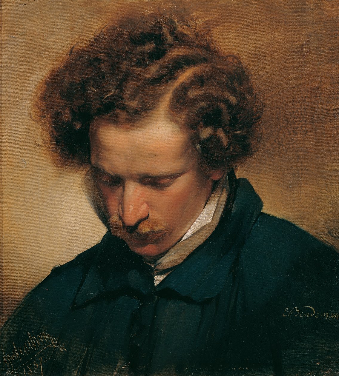 O pintor Eduard Bendemann de Friedrich von Amerling