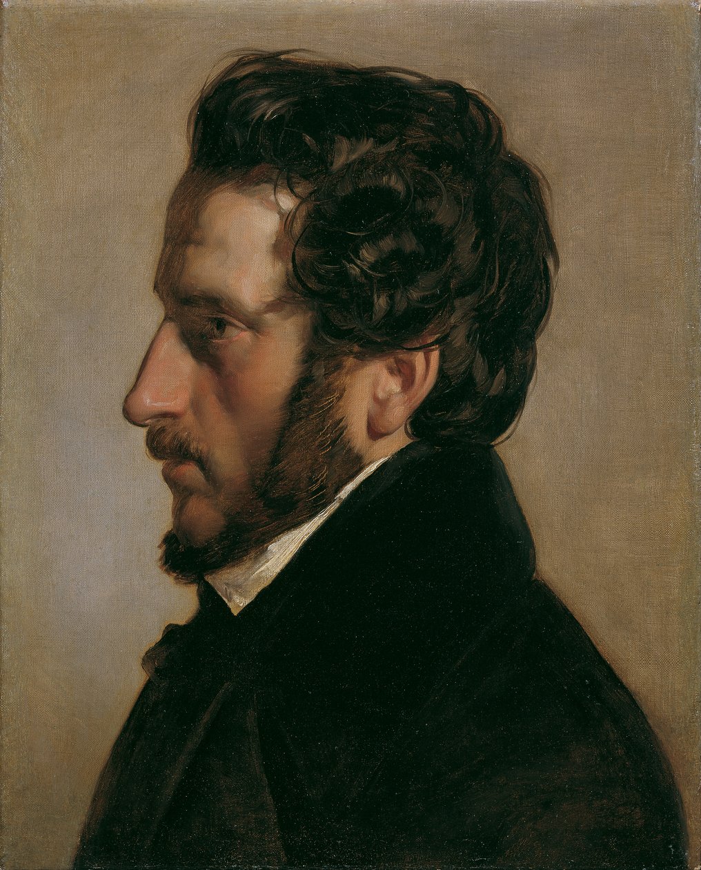O pintor Friedrich Gauermann de Friedrich von Amerling