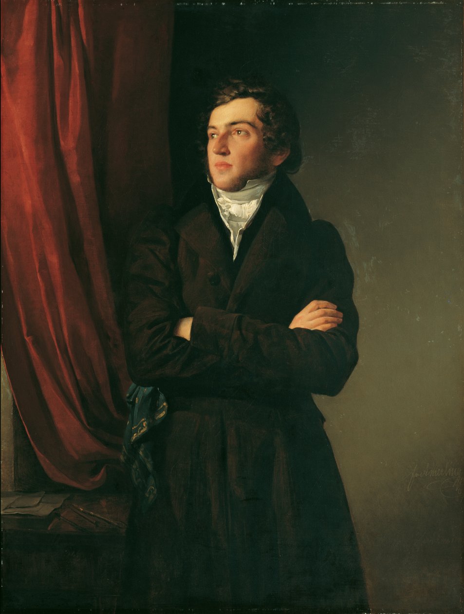 O pintor Robert Theer de Friedrich von Amerling