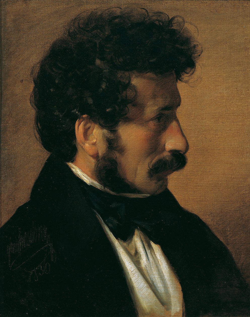 Der Maler Theodor Alconière de Friedrich von Amerling