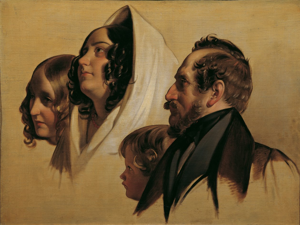 A Família de Johann Conde de Majláth de Friedrich von Amerling
